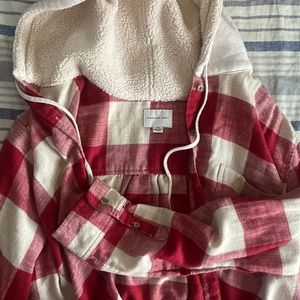 American Eagle 🦅 hooded flannel